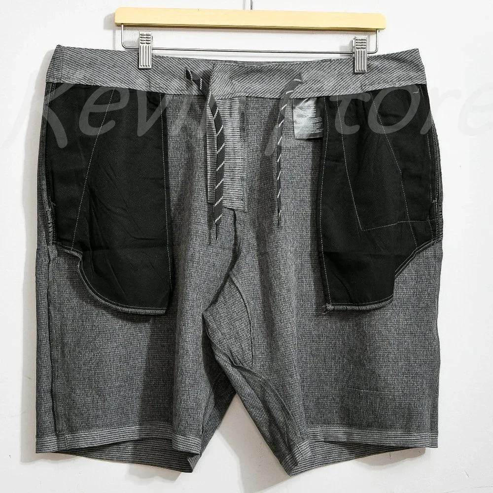 NWT Hang Ten Men's Hybrid Short Dark‎ Charcoal